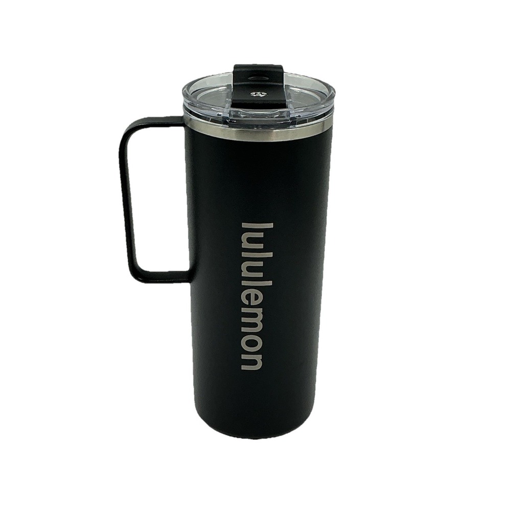 Lululemon Insulated Mug 20oz Stainless Stell Hot or Cold Leak Proof Screw On Lid